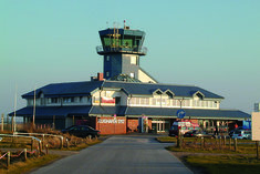 Parkplatz am Flughafen Sylt