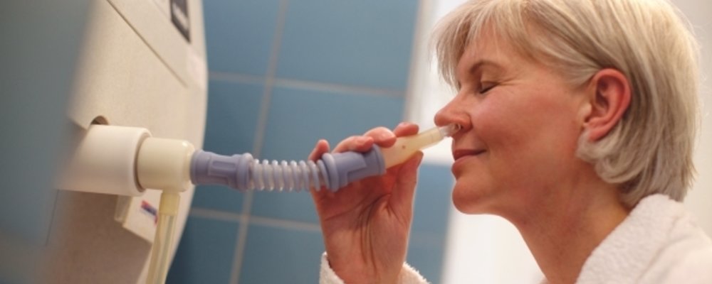 Meerwassereinzelinhalation (ca. 10 Min.) 